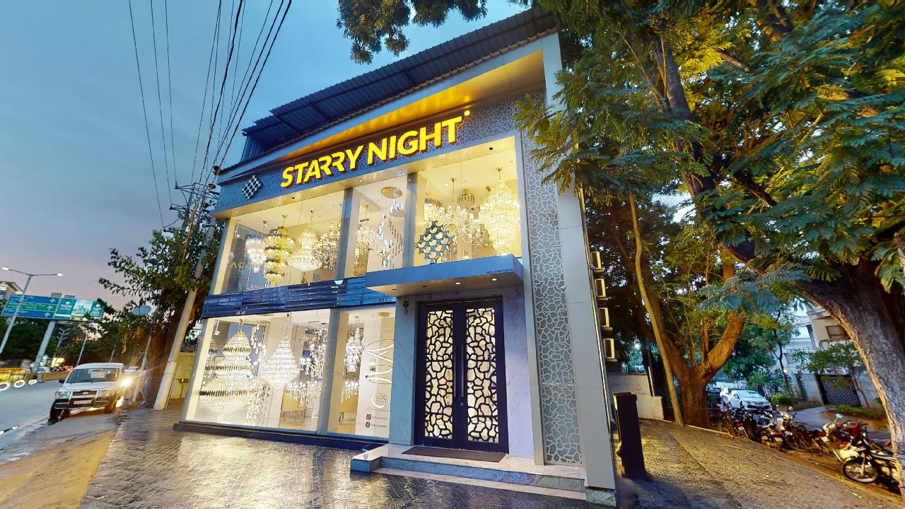 Starry Night Premium Lighting Hyderabad Matterport 3D Tour